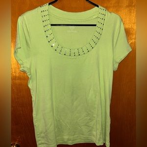 Green dress barn shirt